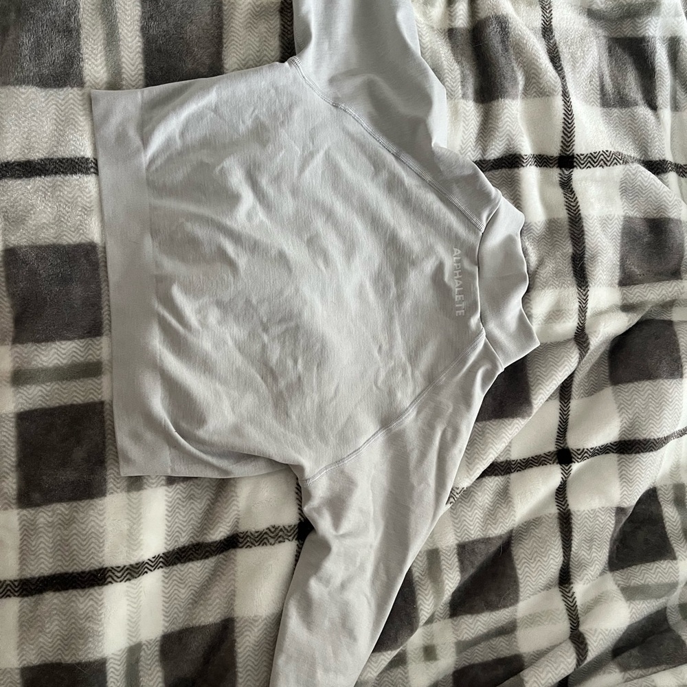 Alphalete Gray Zip-Up Jacket - image 2